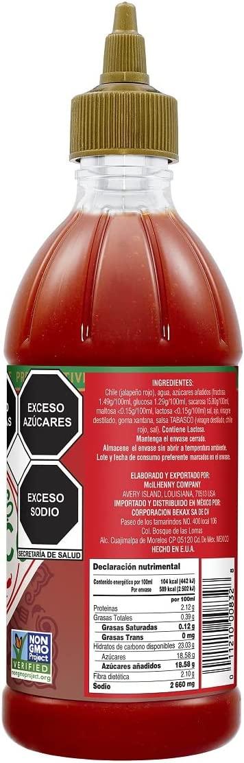 Sriracha Sauce 566ml Tabasco