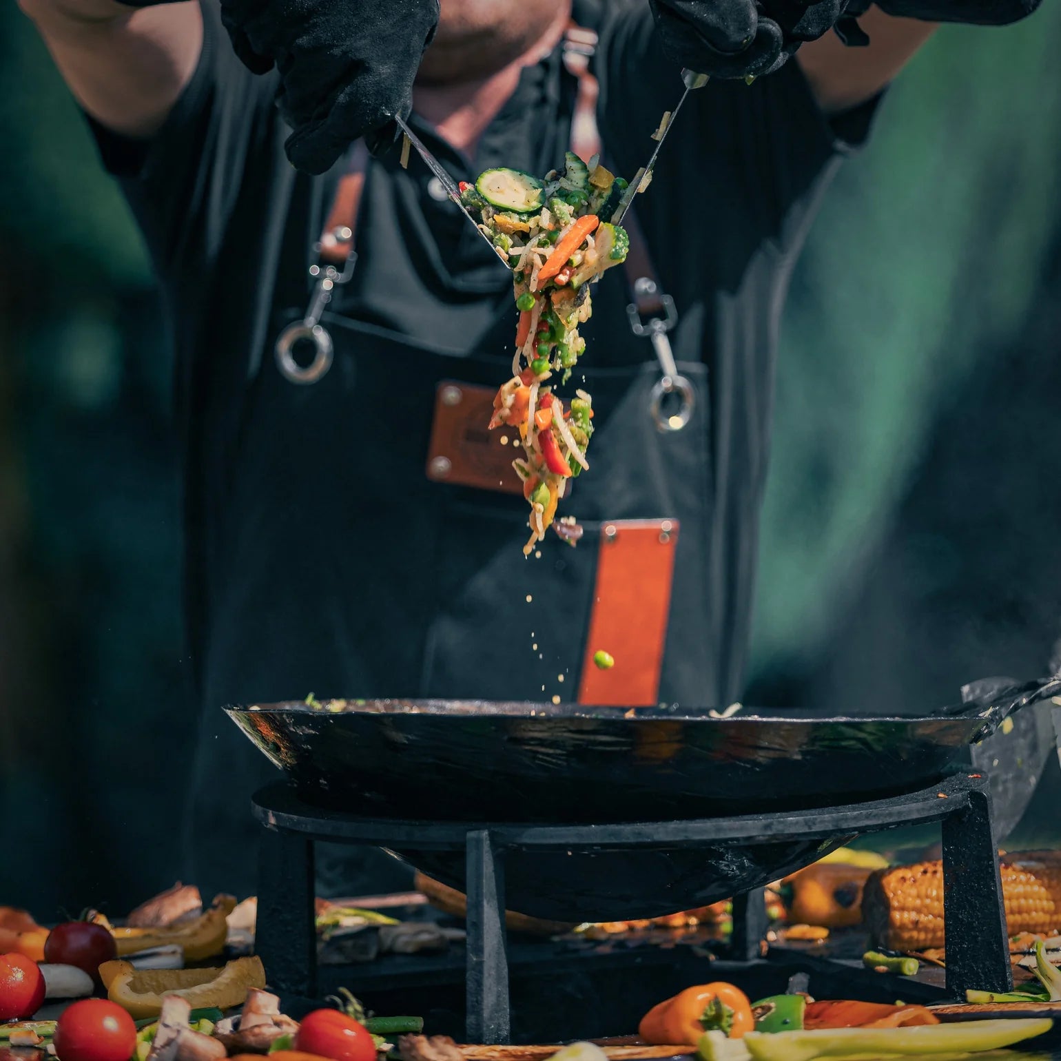 Wok acier carbone – Forgée Main