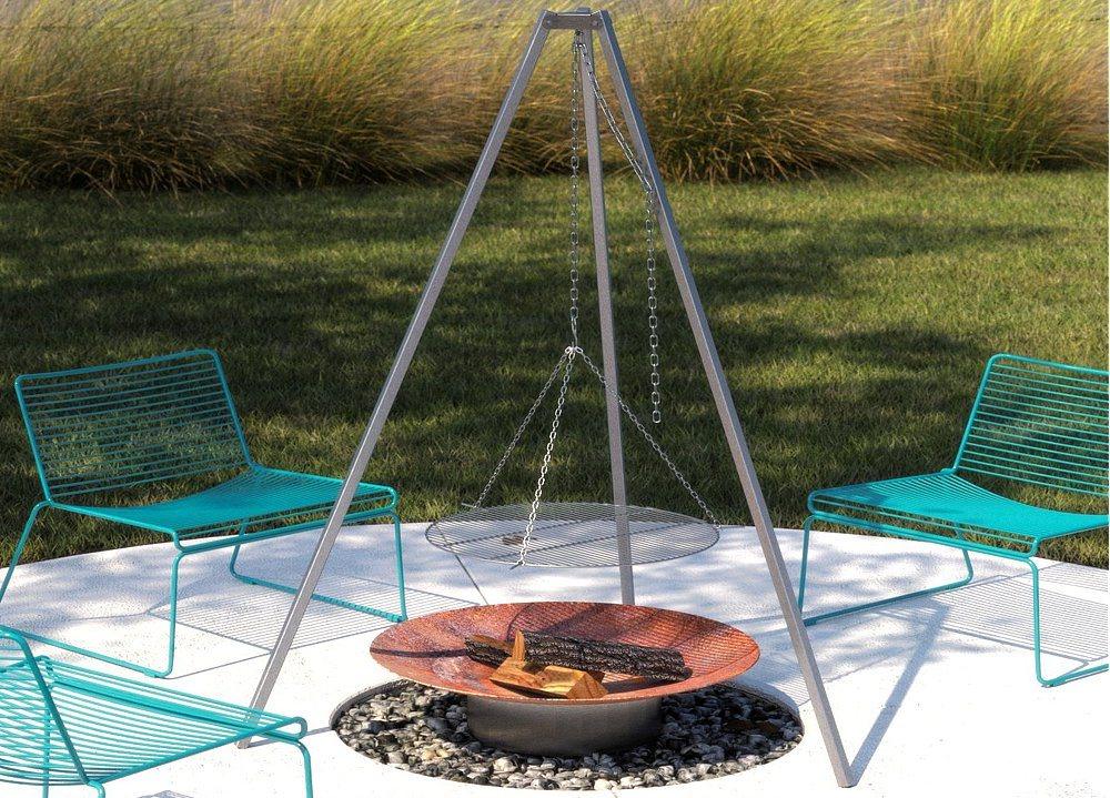 Grille trépied suspendu Fargau 