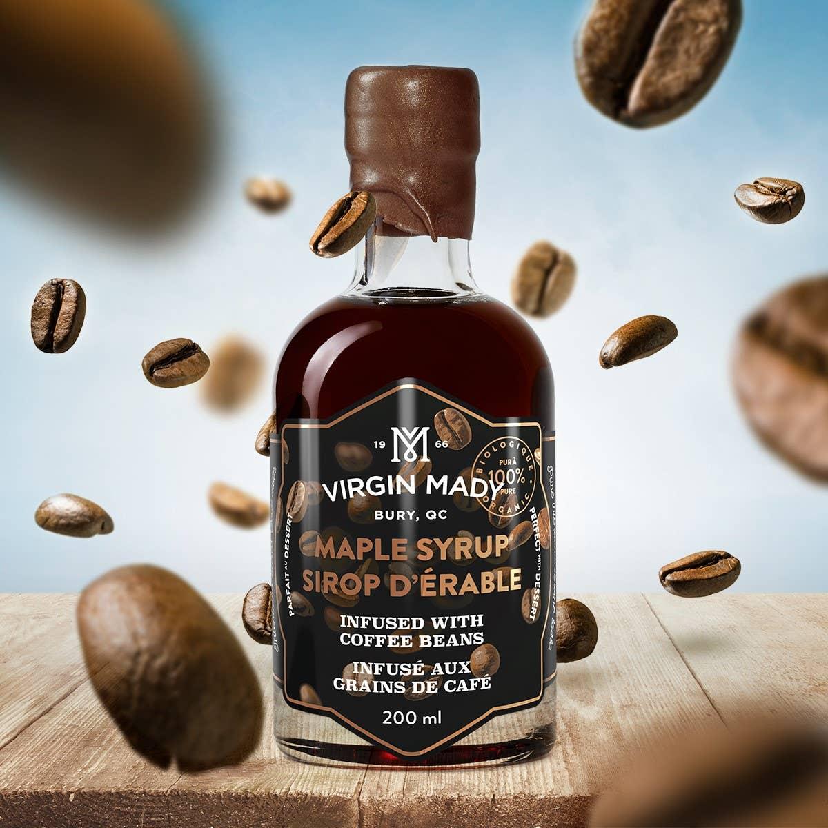 Sirop d'érable aux grains de café 200gr Les As du Fumoir 